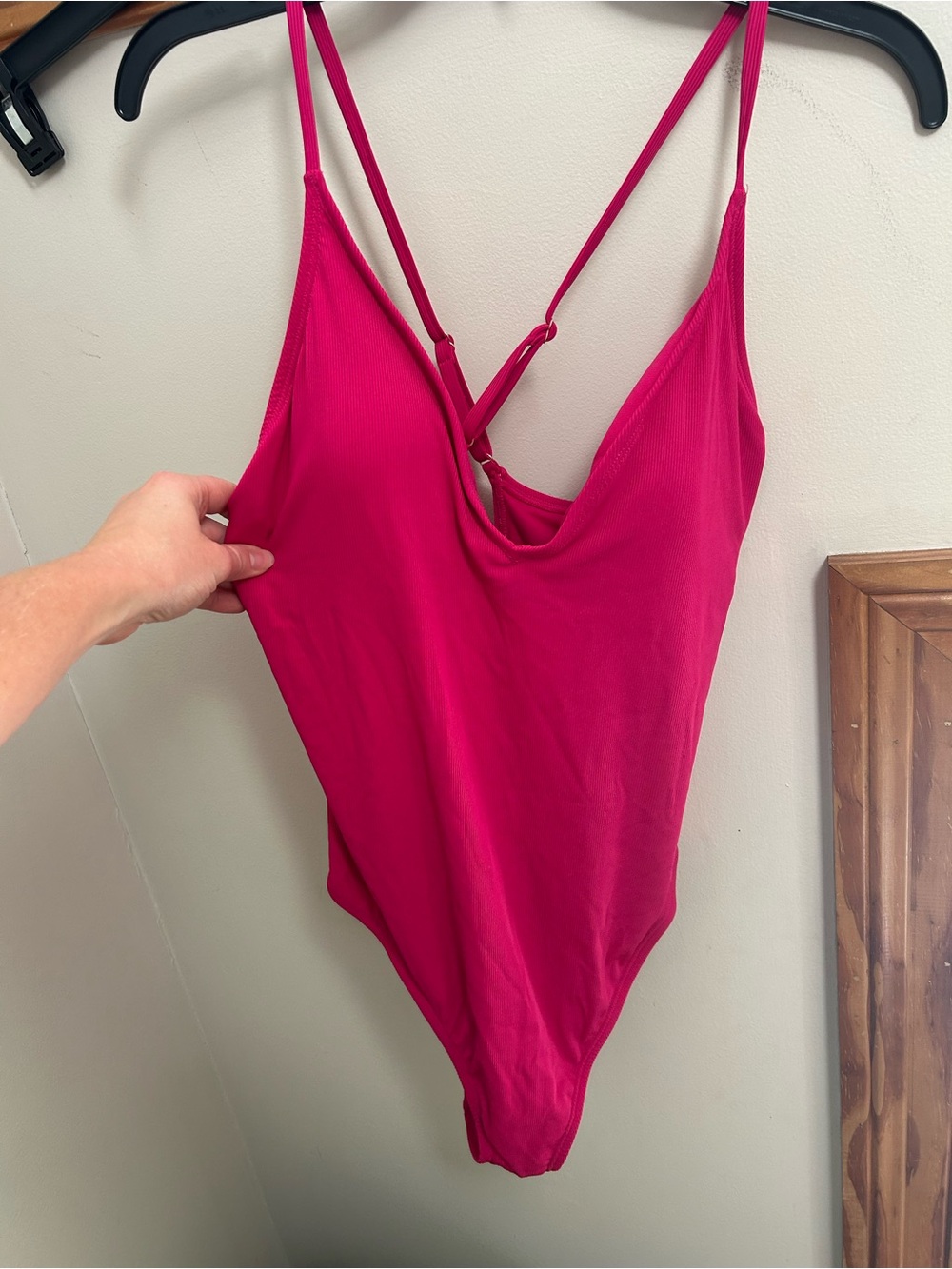 NWT Women's Fuchsia Cami One Piece Swimsuit